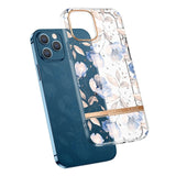 Luxury Hollow Out Floral IMD TPU Plating Flower Case for iPhone 12 11 Series