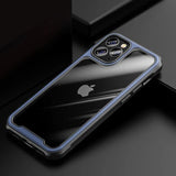 Silicone PC Mixed Shockproof Armor Transparent Case for iPhone 12 Series