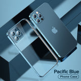 Full Lens Cover Shockproof Plating Case For iPhone 12 Series