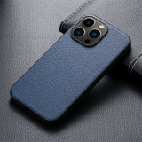 Ultra Thin Leather Business Case For iPhone 14 13 12 series