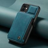 Retro Leather Wallet Card Slot Case For iPhone 13 12 11 Series