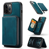 PU Leather Magnetic Wallet Case Support Wireless Charging For iPhone 12 11 Series