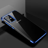 Luxury Laser Plating Soft Clear Shockproof Case For Samsung Galaxy S20 Series