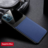 iPhone 12 Pro Max Leather Glass case