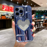 Big Heart Shape Case For iPhone 14 13 12 series