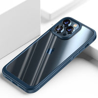 Silicone Lens Protection Transparent Case for iPhone 14 13 12 series