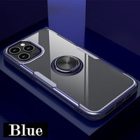 Anti Shock Transparent Magnet Case For iPhone 12 11 Pro Max