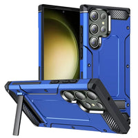 Military Grade Durable Hard Case With Foldable Kickstand For Samsung Galaxy S24 S23 S22 S21 Ultra Plus