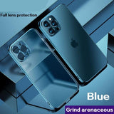 Luxury Grind arenaceous Protect Silicone Ultra thin Phone Case for iPhone 13 12 11 Series