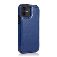 Retro Leather Multi Card Holder Wallet Case For iPhone 13 Series