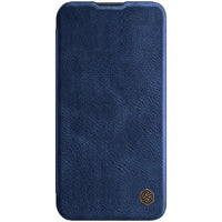 Leather Flip Case with Slide Camera for iPhone 14 series