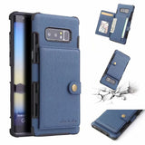 Retro Card Holder Back Cover PU Leather Wallet Case For Samsung Galaxy S20 S10 Note 10 Series