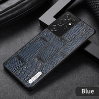 Luxury Leather Shockproof Case for Samsung Galaxy S23 S22 Ultra Plus