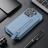 Zipper Wallet Phone Case for iPhone 13 12 11 Pro Max Mini