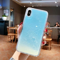 Night Luminous Quicksand Case For iPhone 12 11 Pro Max