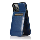 2021 NEW Vertical Leather Flip Cover Card Holder Case For iPhone 12 Series