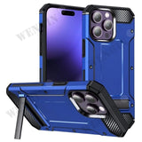 Military Grade Protective Durable Slim TPU Case With Fold Bracket For iPhone 15 14 13 12 series