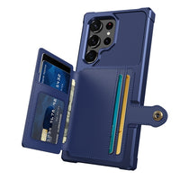 PU Leather Flip Wallet Case for S23 Ultra Plus