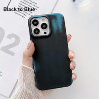 Thermal Sensor Color Change Case for iPhone 14 13 12 series