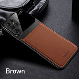 Leather Glossy Shockproof Case For Samsung Galaxy S23 series