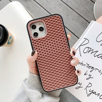 Soft Silicone Waffle Shoe Sole Phone Case For Iphone 13 12 11 Series