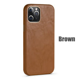 High end Leather Full Wrapped Handmade Phone Case for iPhone 12 11 XS Series