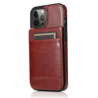 Business Leather Case with Card Slots for iPhone 14 series