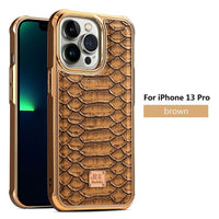 Luxury TPU Leather Case for iPhone 14 13 12 series