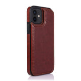 Retro Leather Multi Card Holder Wallet Case For iPhone 13 Series