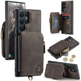 Leather Card Slot Holder Case For Samsung Galaxy S23 series
