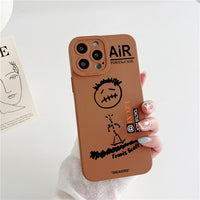 Skateboard Graffiti Cactusjack Silicone Case For iPhone 14 13 12 series