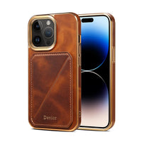 Luxury Leather Card Holders Magnetic Wallet Shockproof Case For iPhone 15 14 13 series