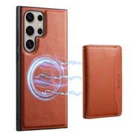 Detachable Magnetic Leather Wallet Card Slots Case For Samsung Galaxy S24 S23 Ultra Plus