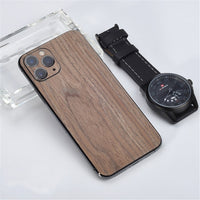 2021 Ice Film Wood Skins Sticker For iPhone 12 11 Series