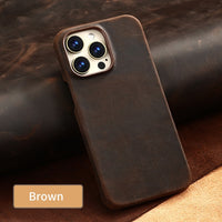 Luxury Retro Leather Case for iPhone 15 14 13 12 series