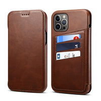 Business Retro Multifunction PU Leather Flip Case for iPhone 12 Series