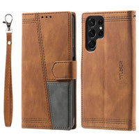 Wrist Strap Flip Leather Wallet Card Holder Case For Samsung Galaxy S23 S22 S21 Ultra Plus