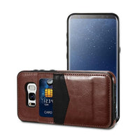 KISSCASE Luxury Wallet Leather Cases For Samsung Galaxy S8 S8 Plus Card Slots Case For Samsung Galaxy S7 S6 edge Cover Capa
