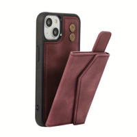 Magsafe Magnetic Shockproof Card Slots Holder Wallet Leather Case For iPhone 15 14 13 12 series