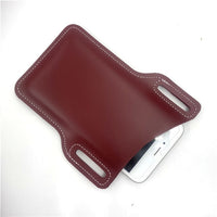 New Upgrade Leather Vintage Mobile Phone Case Pack Waist Bag Belt Clip