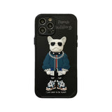 Trend Creative Minimalism 3D French Bulldog Pitbull Dog Case For iPhone 12 11 Series