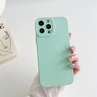 Liquid Silicone Camera Protect Case for iPhone 14 13 12 series