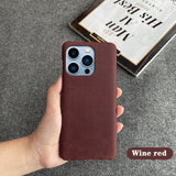 Retro Leather Case For iPhone 14 13 12 series