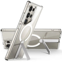 Foldable Kickstand MagSafe HaloLock Military-Grade Drop Protection Case for Galaxy S24 Ultra