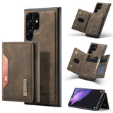 2 In 1 Detachable Magnetic Wallet Card Holder Pocket Leather Case For Samsung Galaxy S24 S23 S22 S21 Ultra Plus