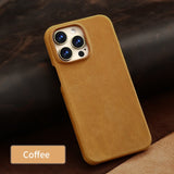 Luxury Retro Leather Case for iPhone 15 14 13 12 series