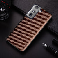 Carbon Fibre Texture Phone Case for Samsung Galaxy S21 series