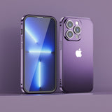 Luxury Metallic Aluminum Full Body Protection Shockproof Cases For iPhone 14 13 12 series