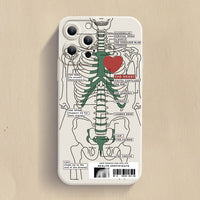 Skeleton Skull Shockproof Soft TPU Case For Samsung Galaxy S23 S22 S21 series