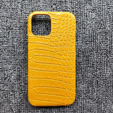 Full Grain Genuine Leather Cover For iPhone 12 11 Series